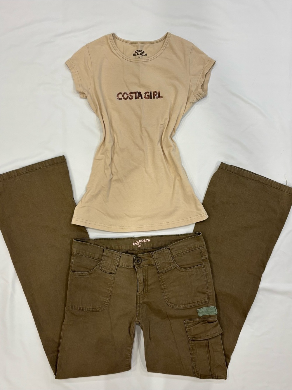 Vintage 2000s Costa Blanca Bootcut Cargo Pants